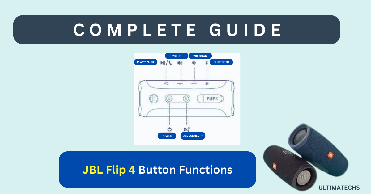 JBL Flip 4 Button Functions (Explained) - AudioGrounds